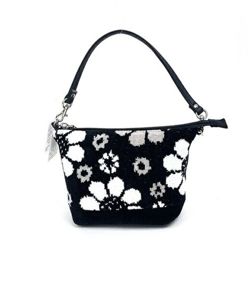 内藤ルネ コスメポーチ ブラック 小物入れ 化粧品入れ