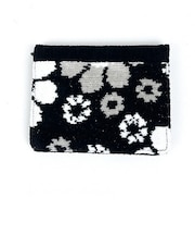 内藤ルネ 二つ折りミニティッシュポーチ ブラック 小物入れ 化粧品入れ