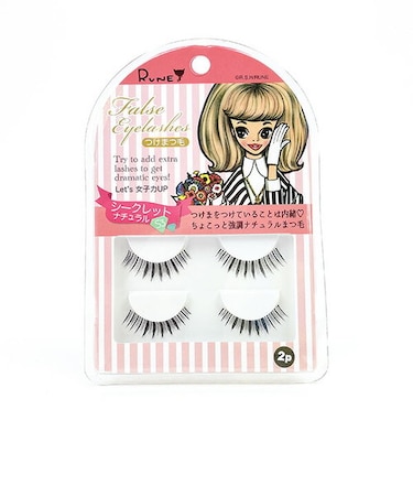 内藤ルネ つけまつ毛 シークレットナチュラルＳ3 つけま メイク 化粧 コスプレ