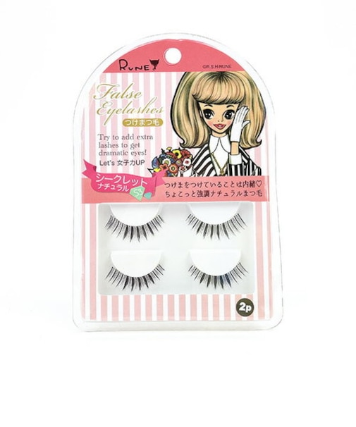 内藤ルネ つけまつ毛 シークレットナチュラルＳ3 つけま メイク 化粧 コスプレ