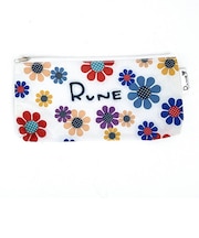 内藤ルネ ペンポーチ サンフラワー ホワイト ペンケース 筆箱 化粧ポーチ