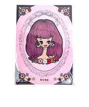 内藤ルネ A4クリアファイル ハナカザリノショウジョ 文具 書類