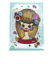 内藤ルネ A4クリアファイル エリチャン 文具 書類