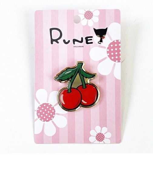 内藤ルネ ピンズ チェリー バッジ アクセサリー