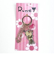 内藤ルネ チャーム プードル キーホルダー バッグチャーム