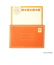 内藤ルネ レターセット サンフラワー 文具 お手紙 便箋 封筒