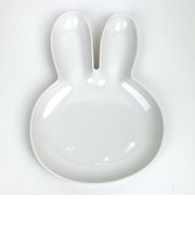 ミッフィー miffy  ダイカットプレート Ｌ (ホワイト) 皿 キッチン