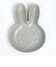 ミッフィー miffy くすみカラー ダイカットプレート S （マットグレージュ） 皿 キッチン
