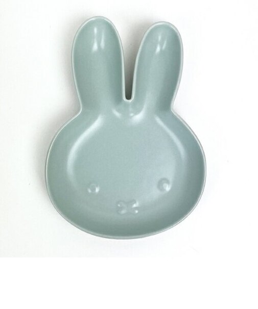 ミッフィー miffy くすみカラー ダイカットプレート S （マットブルー） 皿 キッチン