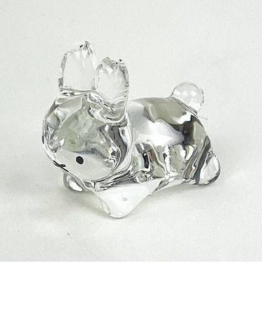 ミッフィー miffy ブルーナうさぎ ガラスの箸置き（クリア） キッチン