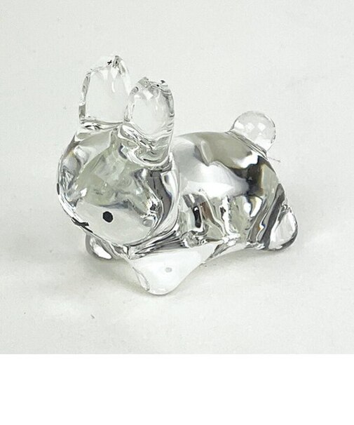 ミッフィー miffy ブルーナうさぎ ガラスの箸置き（クリア） キッチン