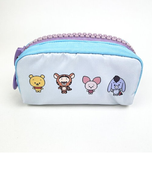 ディズニー Disney メガジップポーチ プー整列 プーさん