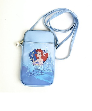 ディズニー アリエル スマホショルダーポーチ (ブルー) リトルマーメイド バッグ Disney
