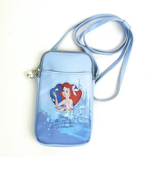 ディズニー アリエル スマホショルダーポーチ (ブルー) リトルマーメイド バッグ Disney