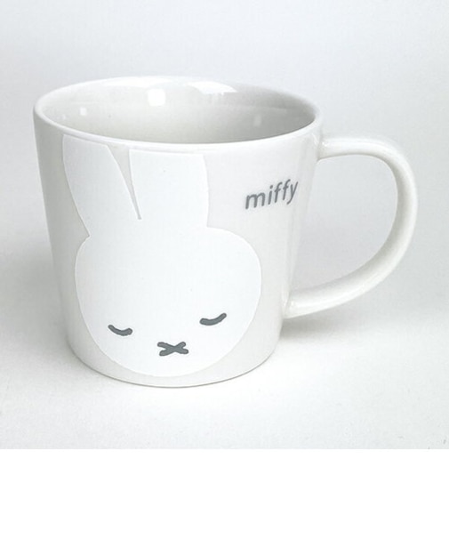 ミッフィー miffy ホワイトフェイスマグ M (スリープ) コップ キッチン 日本製