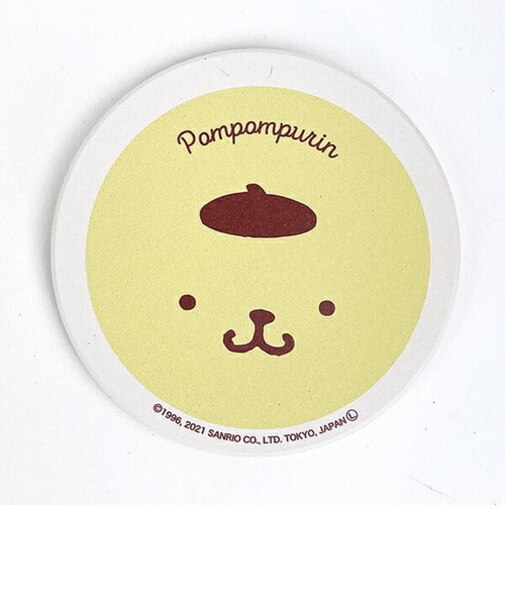 サンリオ ポムポムプリン 陶製吸水コースター キッチン Sanrio