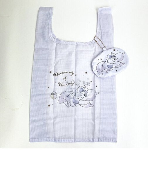 ディズニー くまのプーさん おやすみプーさん エコバッグ キーホルダー Disney