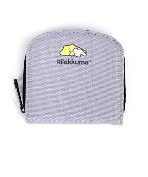 リラックマ RE-PET ニューベーシック ラウンド財布 (ライトグレー) サンエックス サンエックス