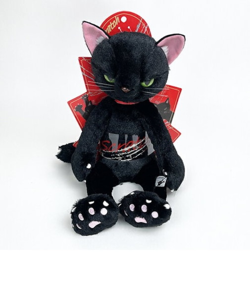 スクラッチ ぬいぐるみ L スクラッチ 猫 ネコ インテリア ブラック