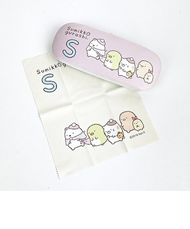 すみっコぐらし 「S」 イニシャル眼鏡ケース 眼鏡入れ すみっこ