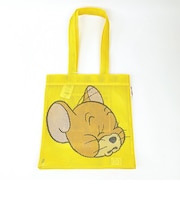 トムとジェリー ジェリー フェイス メッシュトートバッグ (イエロー)