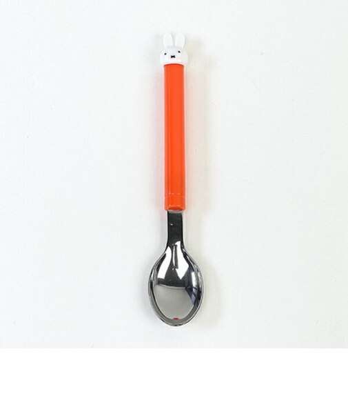ミッフィー miffy マスコットスプーン (オレンジ) 食器 キッズ
