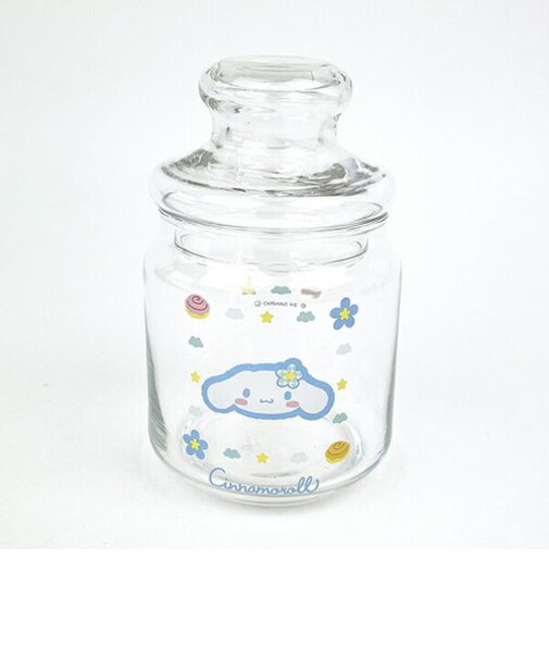 サンリオ シナモロール カオハナ ガラスキャニスター 食器 キッチン シナモン