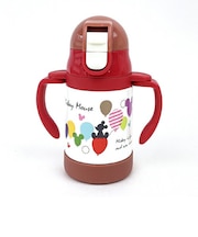 ディズニー ミッキー 両手ストローステンレスマグ バルーン ベビー キッズ Disney