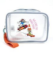 トムとジェリー カラフルスポーツポーチ (グレー) トラベルグッズ 旅行 Flapper