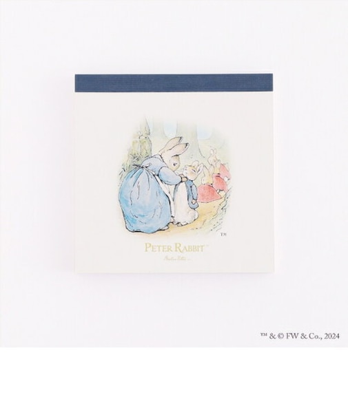 ピーターラビット メモパッド・スクエア（みじたく） 文具 日本製