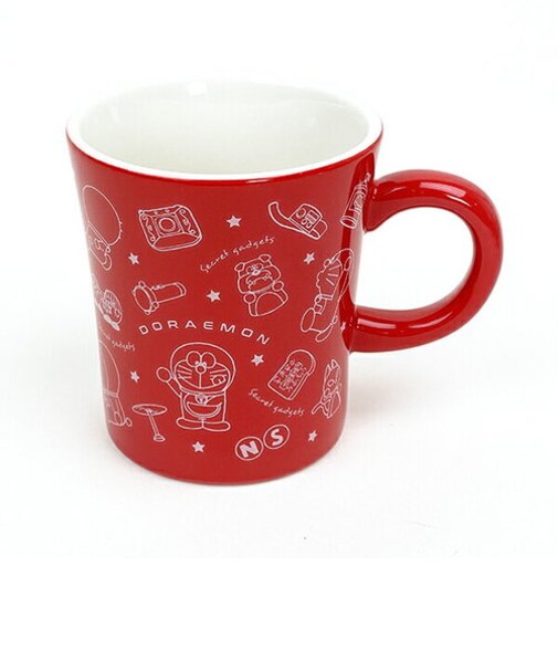 ドラえもん ひみつ道具 赤 カラーマグ マグカップ 食器 キッチン