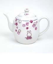 ミッフィー miffy ほのかシリーズ ポット 茶漉し付き（花） ティーポット 食器 日本製