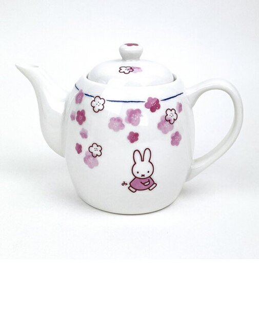 ミッフィー miffy ほのかシリーズ ポット 茶漉し付き（花） ティーポット 食器 日本製