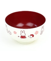 ミッフィー miffy  ほのかシリーズ 塗汁椀 （花） 食器 お椀 日本製