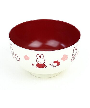 ミッフィー miffy  ほのかシリーズ 塗汁椀 （花） 食器 お椀 日本製