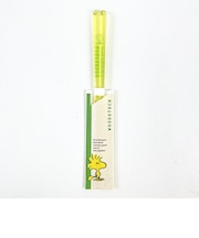 スヌーピー ウッドストックハロー クリア箸 (23cm) ライトイエロー 食器 日本製 SNOOPY