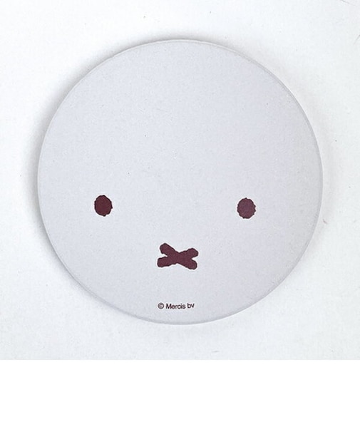 ミッフィー miffy フェイス 陶製吸水コースター 食器