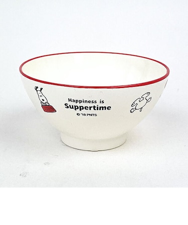 スヌーピー サパータイム 塗茶碗  日本製