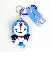 ドラえもん ハッピカラビナマスコット ネイビー ぬいぐるみ キーホルダー