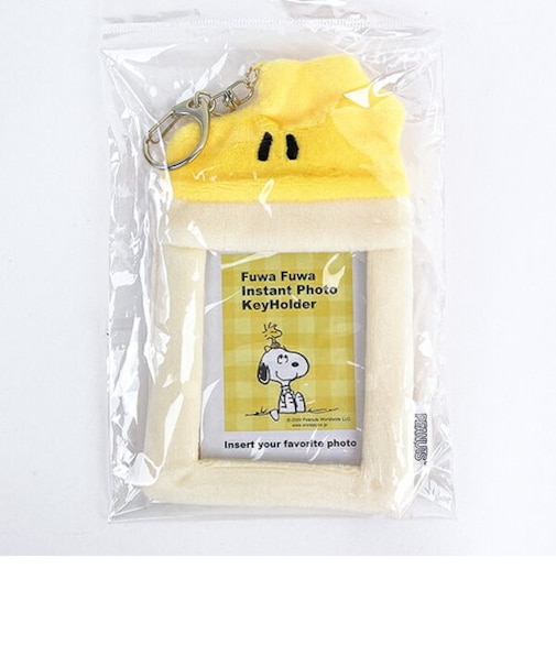 スヌーピー ベル ふわふわインスタントフォトキーホルダー 推し活 SNOOPY