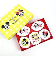 ディズニー ミッキー＆ミニー PT電子レンジ容器 5PC キッチン 日本製 Disney
