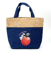 ピーターラビット コルク×デニムランチバッグ(M)