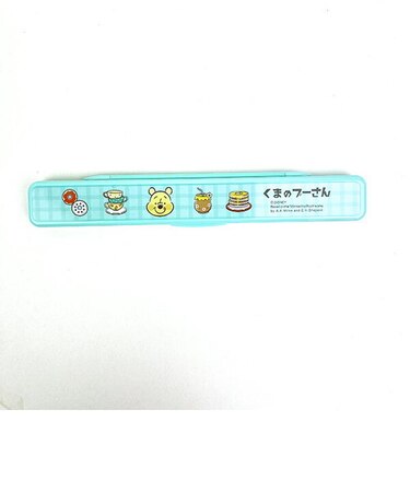 ディズニー くまのプーさん 抗菌音の鳴らない箸箱セット 喫茶レトロ ランチ Disney