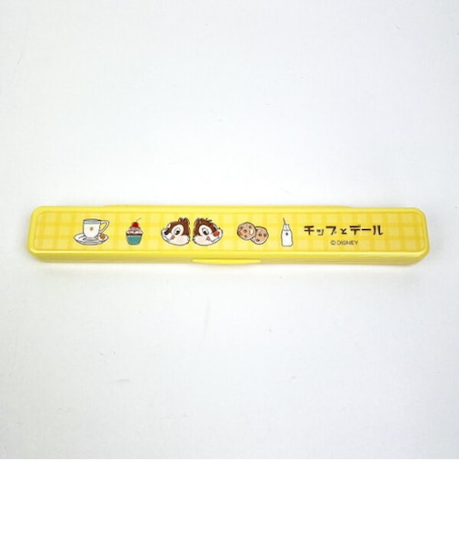 ディズニー チップとデール 抗菌音の鳴らない箸箱セット 喫茶レトロ ランチ Disney