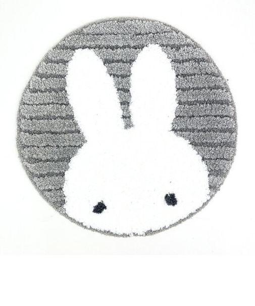 ミッフィー miffy マルチマット グレー プリーマミッフィー インテリア用品