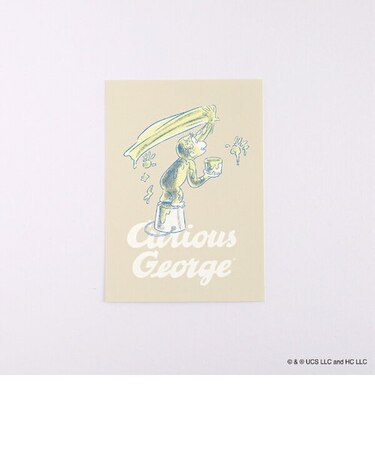 おさるのジョージ ポストカード（paint） 文具 日本製