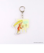おさるのジョージ アクリルキーホルダー（paint） 文具 日本製