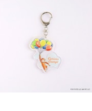 おさるのジョージ アクリルキーホルダー(balloon) 文具 日本製