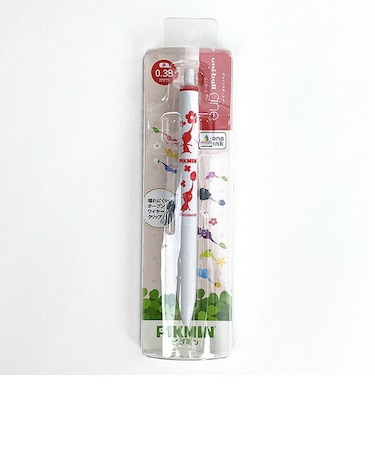 ピクミン ユニボールワン ノック式ゲルインクボールペン(レッド) 文具