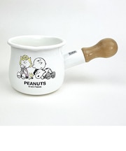 スヌーピー ブレイクタイム ホーロープチミルクパン キッチン 日本製 SNOOPY